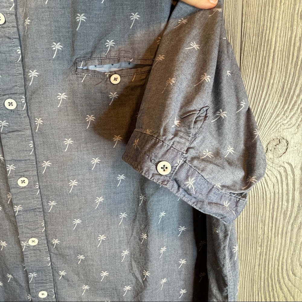 Report Collection Heritage Palm Tree Button Down Size XXL - Picture 4 of 7